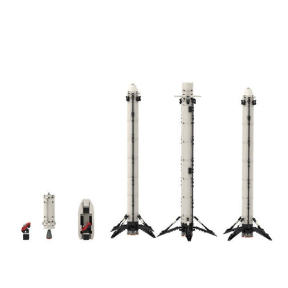 Falcon Heavy Rocket | 713pcs