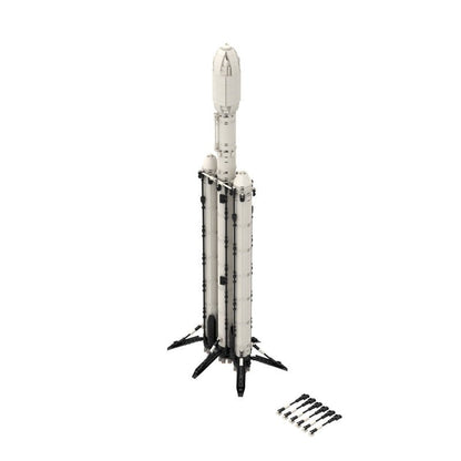Falcon Heavy Rocket | 713pcs