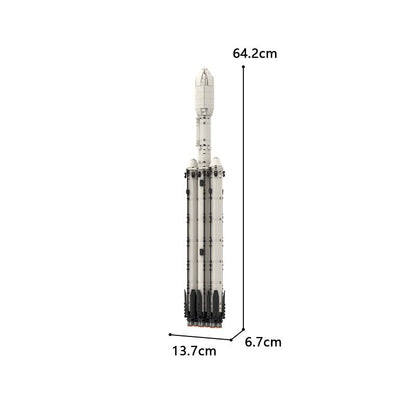 Falcon Heavy Rocket | 713pcs