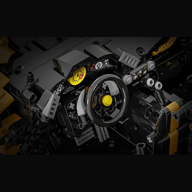 V8 F488 Italian Track Supercar Yellow | 3187pcs