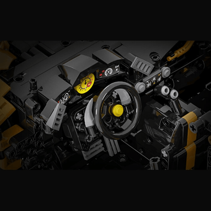 V8 F488 Italian Track Supercar Yellow | 3187pcs