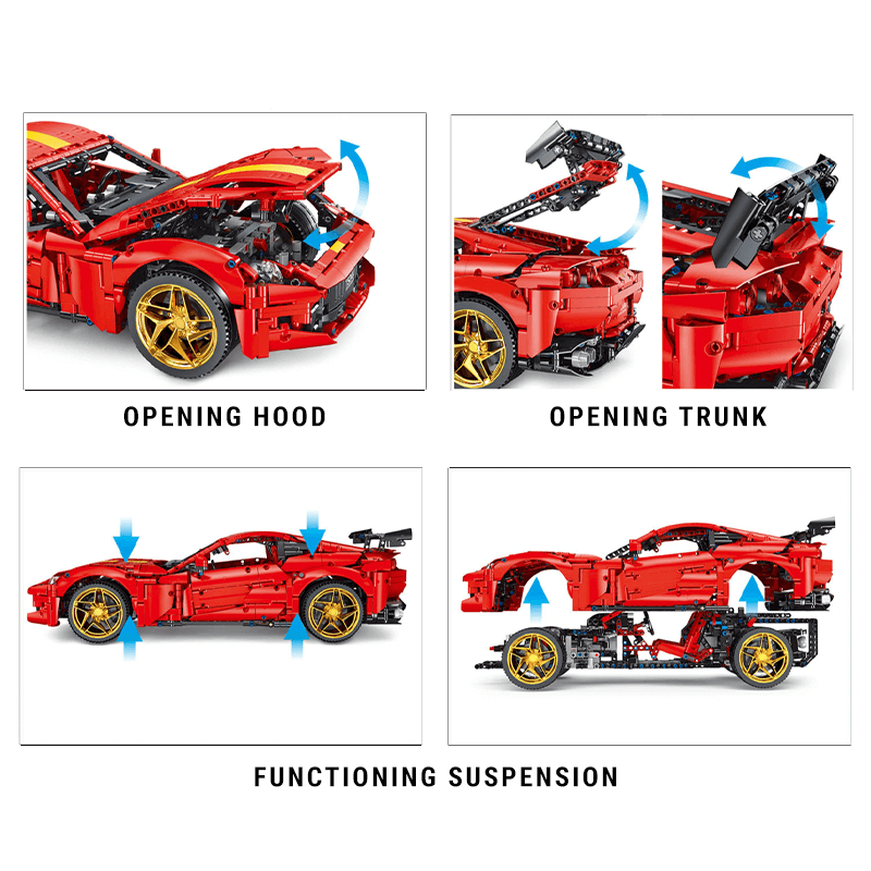 V12 F12 Italian Grand Tourer | 2925pcs