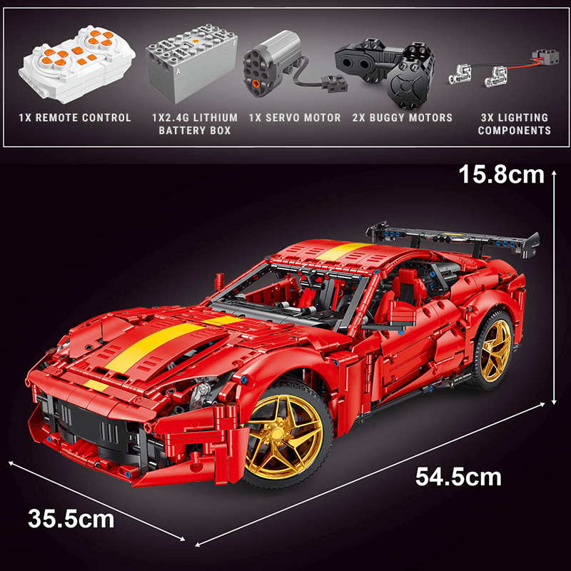 V12 F12 Italian Grand Tourer | 2925pcs