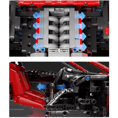 Twin-Turbo F40 Supercar Icon | 4025pcs