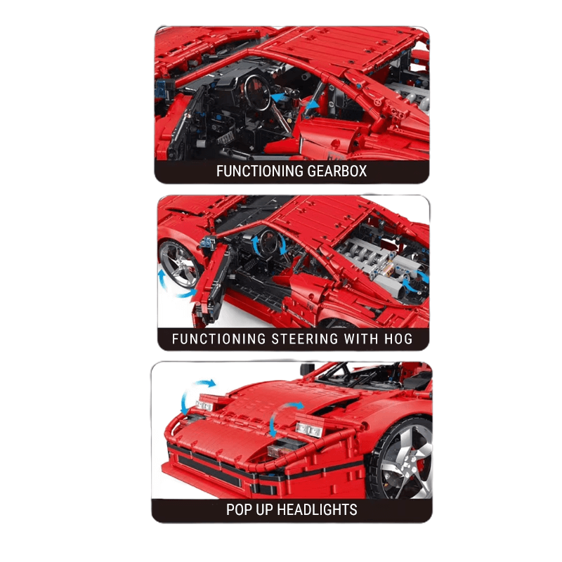 Twin-Turbo F40 Supercar Icon | 4025pcs