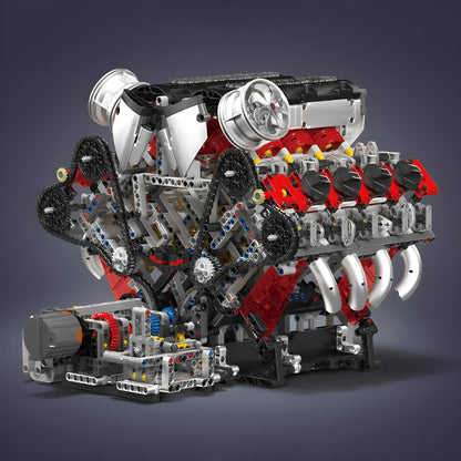 Italian F488 V8 Engine | 2717pcs