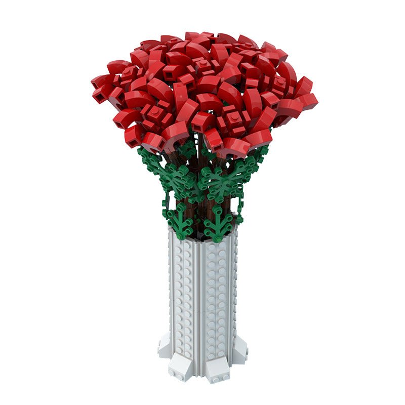 Flower Bouquet with Vase | 443pcs