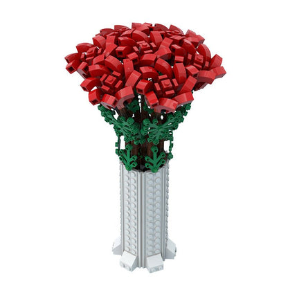 Flower Bouquet with Vase | 443pcs