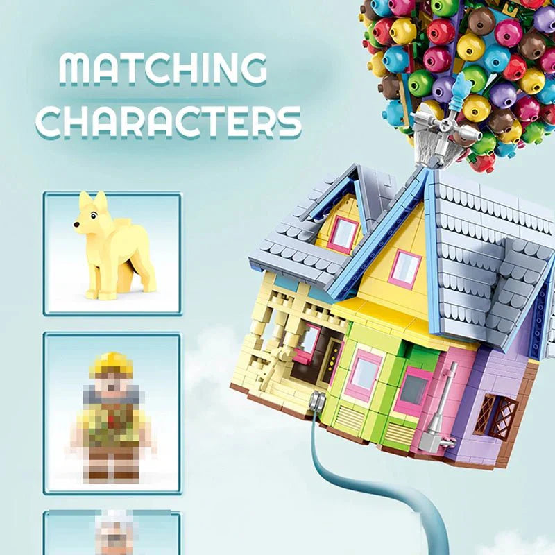 Flying Balloons House | 2008pcs