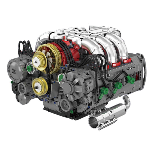 Functional Flat 6 Boxer Engine | 2374pcs
