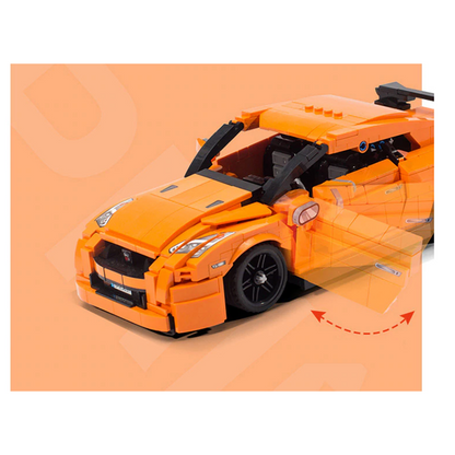 R35 GTR Godzilla Orange | 908pcs