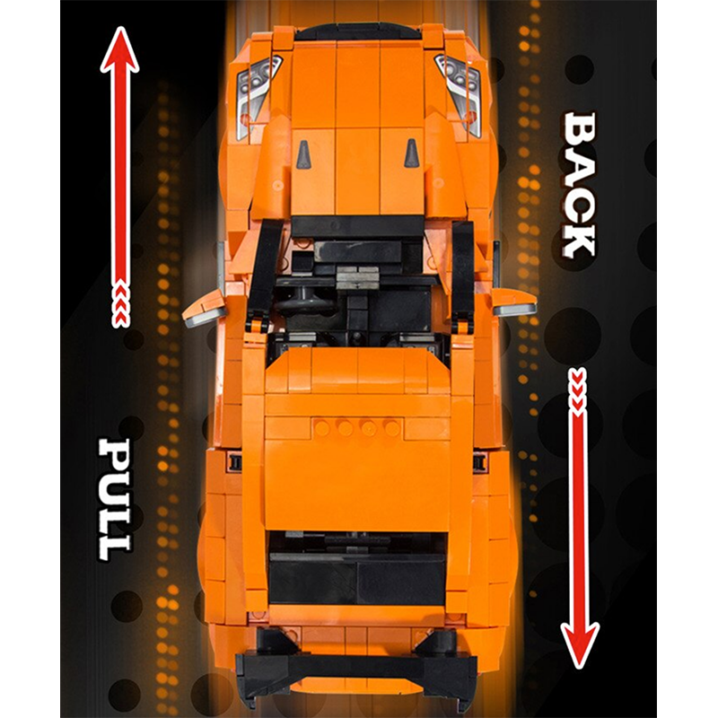 R35 GTR Godzilla Orange | 908pcs