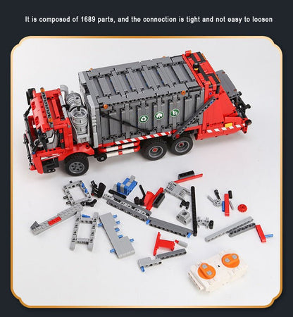 Urban Garbage Collection Truck | 1689pcs