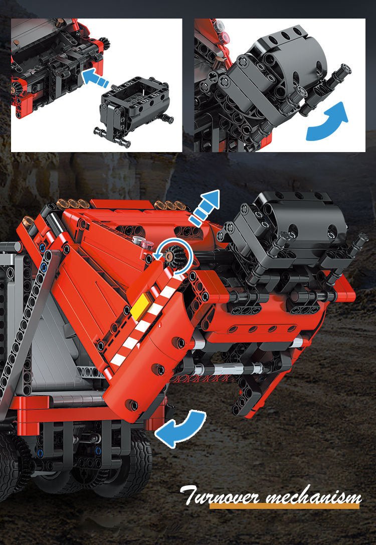 Urban Garbage Collection Truck | 1689pcs