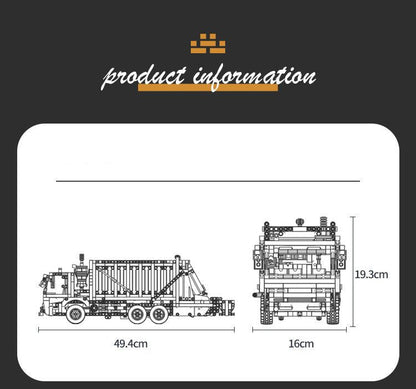Urban Garbage Collection Truck | 1689pcs