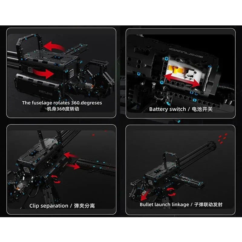 Gatling Cannon | 1808pcs