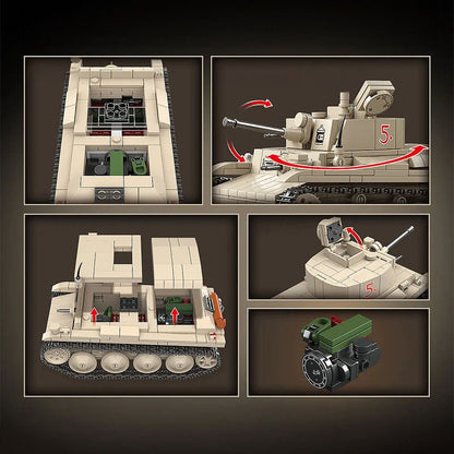 German 38-T Panzer | 729pcs