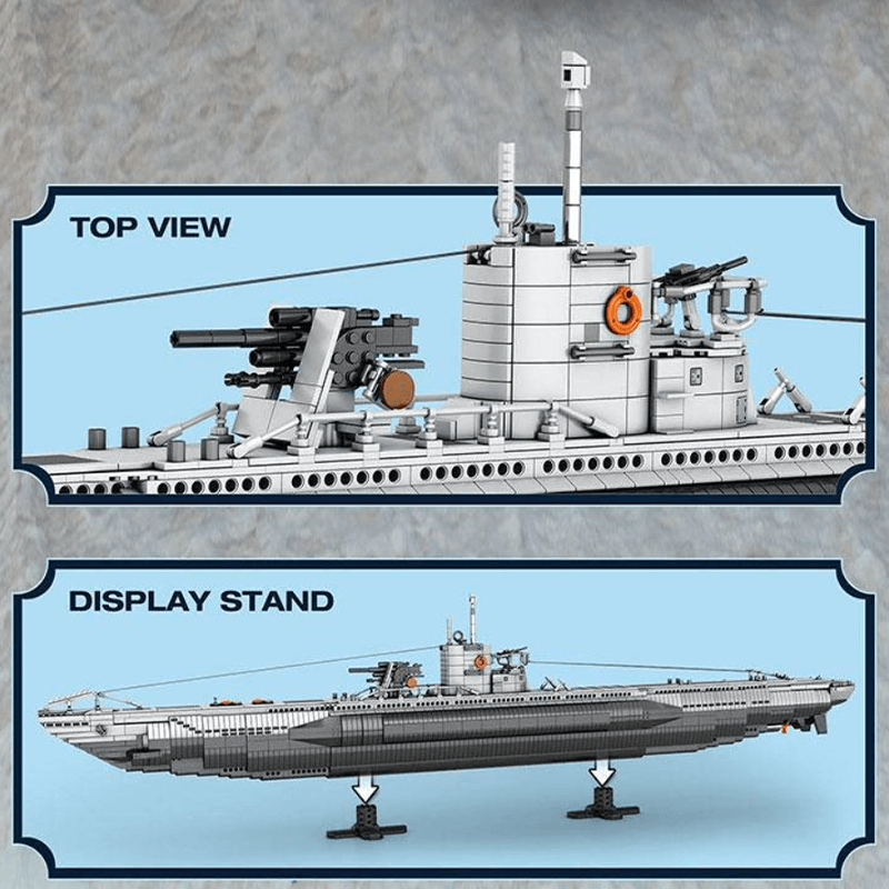 German U Boat | 3986pcs