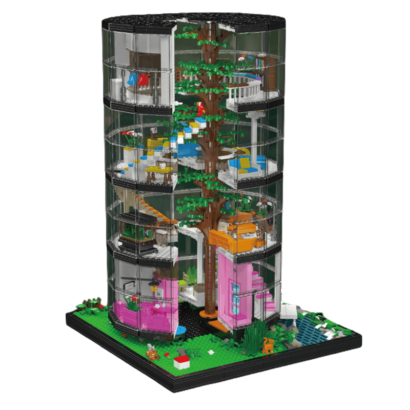 Glass Dome Tree House | 3465pcs