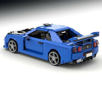 JDM Twin-Turbo Street Beast R34 | 1285pcs
