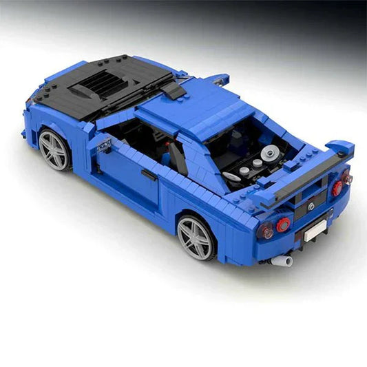 JDM Twin-Turbo Street Beast R34 | 1285pcs