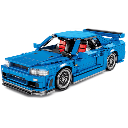 JDM R34 Twin-Turbo Street Legend | 833pcs