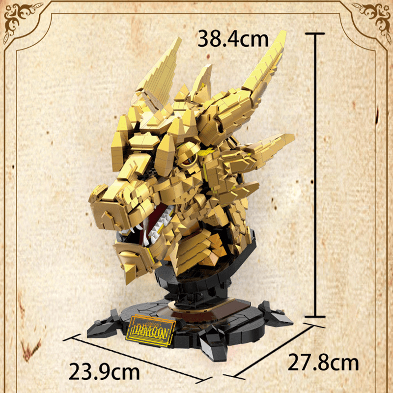 Gold Edition Dragon Head | 2571pcs
