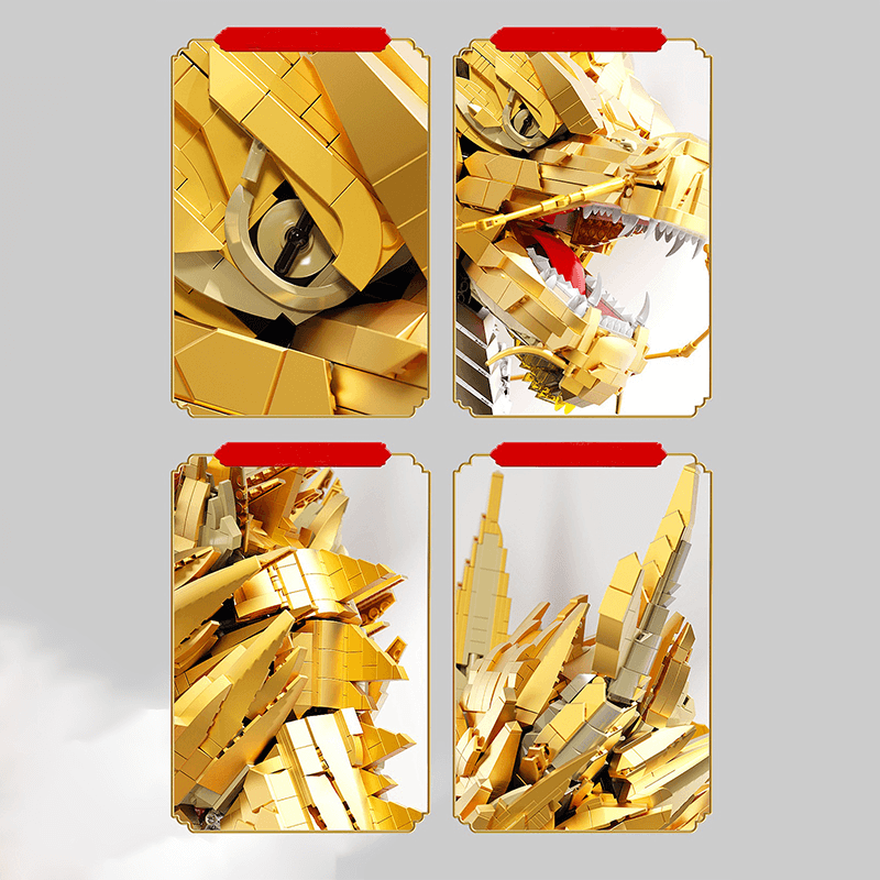 Gold Edition Dragon Head | 2571pcs