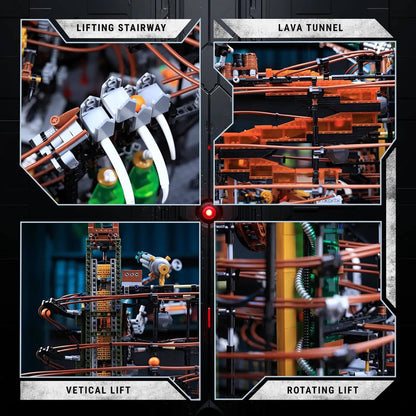 Grand Steampunk Marble Run | 5390pcs