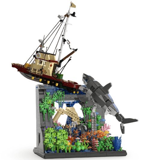 Great White Sharks Attack | 2932pcs