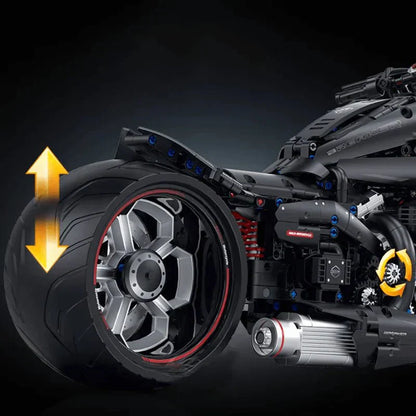 Custom V-Twin Muscle Cruiser | 2049pcs