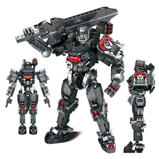 Heavy Duty Mecha Robot MU2 White Shark Bricks Toy | 802pcs