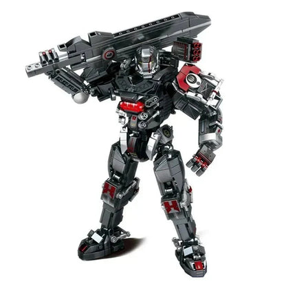Heavy Duty Mecha Robot MU2 White Shark Bricks Toy | 802pcs