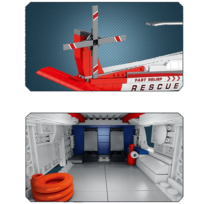 HH-60J Search And Rescue Aircraft | 1136pcs
