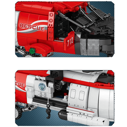 HH-60J Search And Rescue Aircraft | 1136pcs