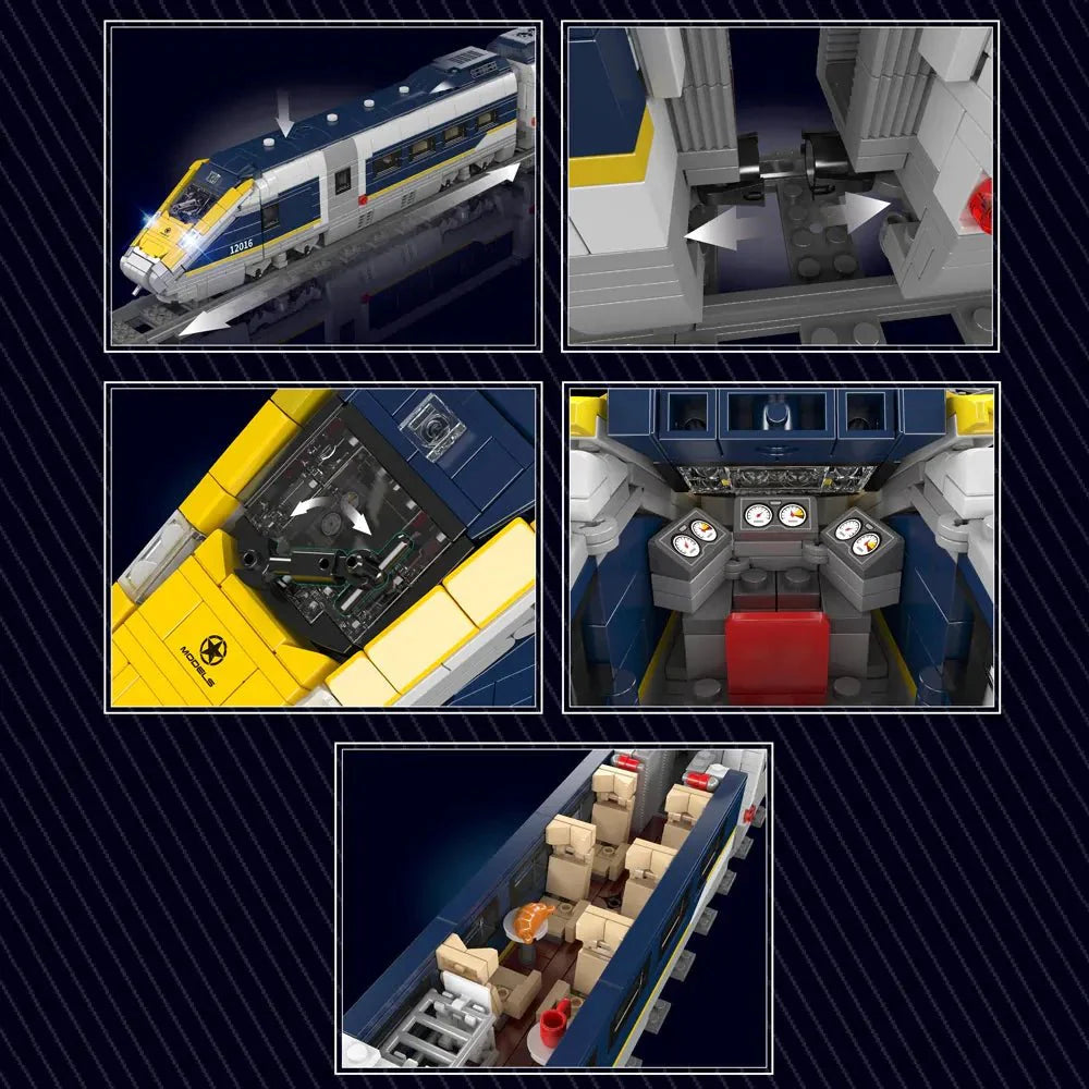 High-Speed Euro Express Train | 2085pcs