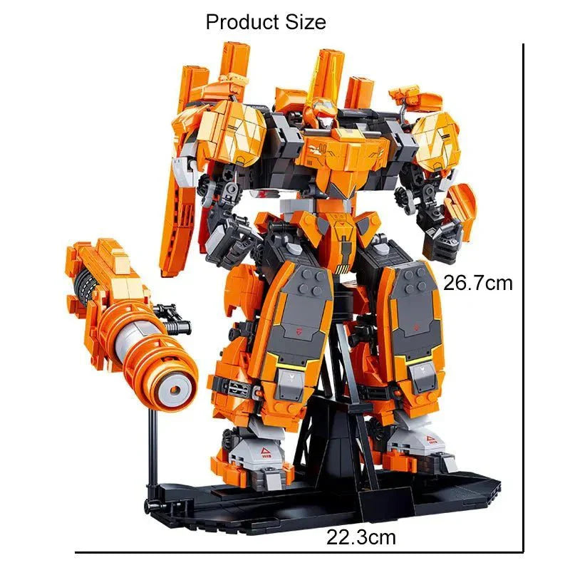 Hot Steel Mecha Robot Warrior Bricks Toy | 1385pcs