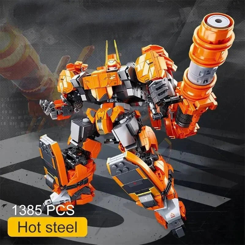 Hot Steel Mecha Robot Warrior Bricks Toy | 1385pcs