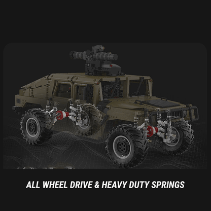 Military Off-Road Humvee Truck | 3935pcs