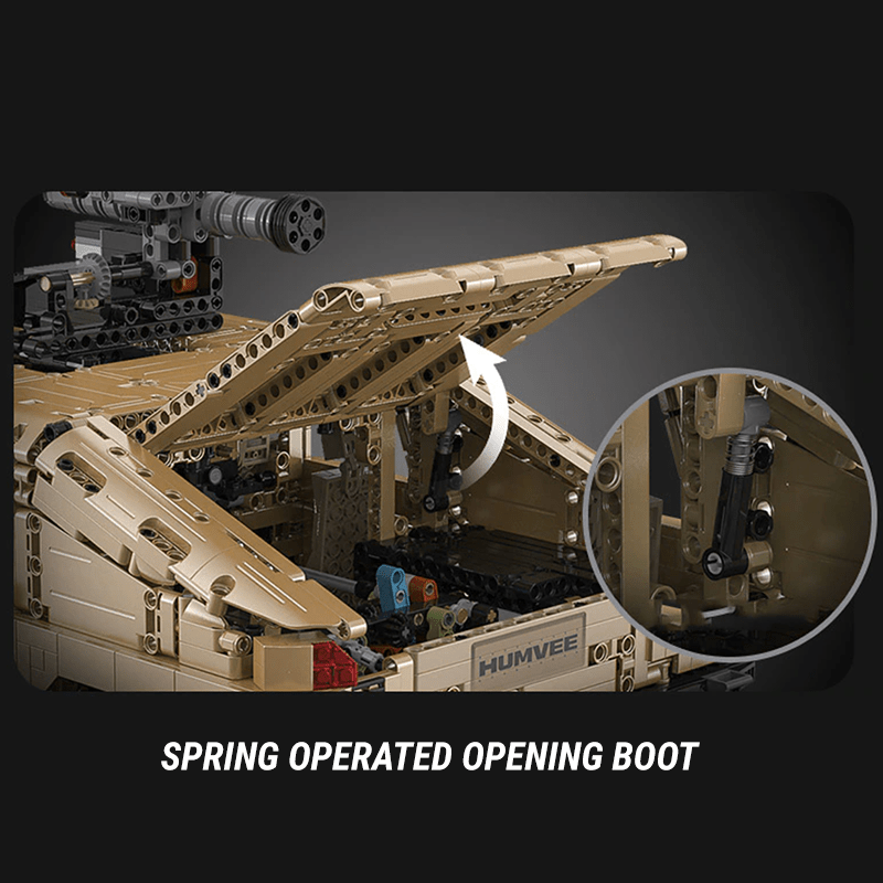 Military Off-Road Humvee Truck | 3935pcs