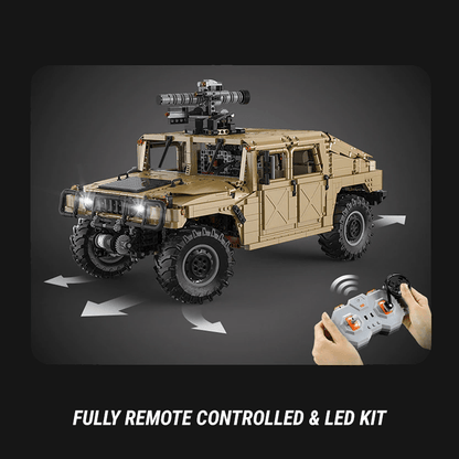 Military Off-Road Humvee Truck | 3935pcs