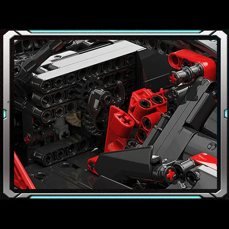 Red Concept Hypercar | 1390pcs