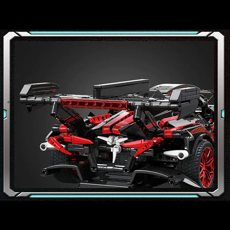Red Concept Hypercar | 1390pcs