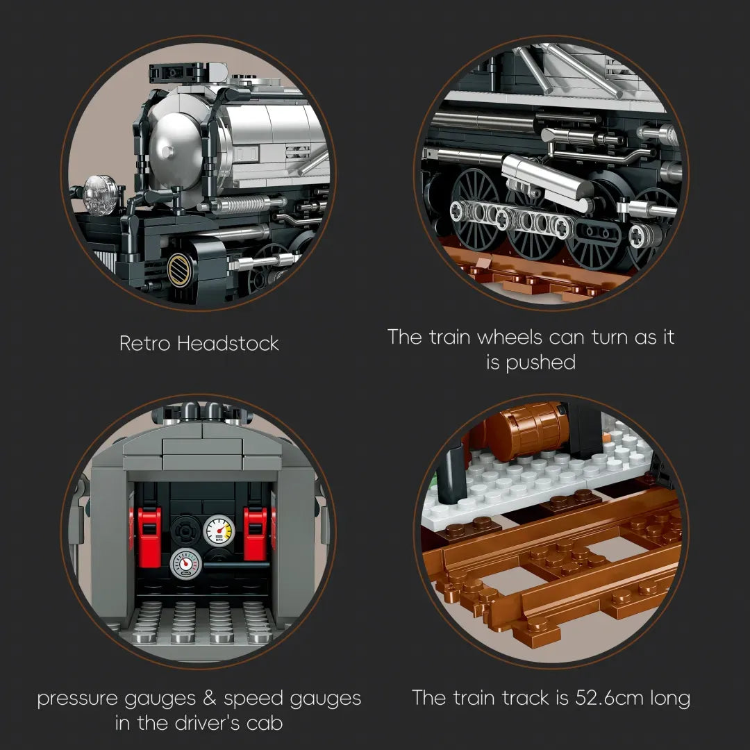 Union Pacific Big Boi Steam Train | 1277pcs