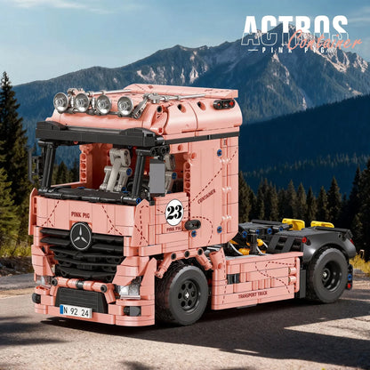 Actros Racing Trucl Pink Pig Livery | 1296pcs
