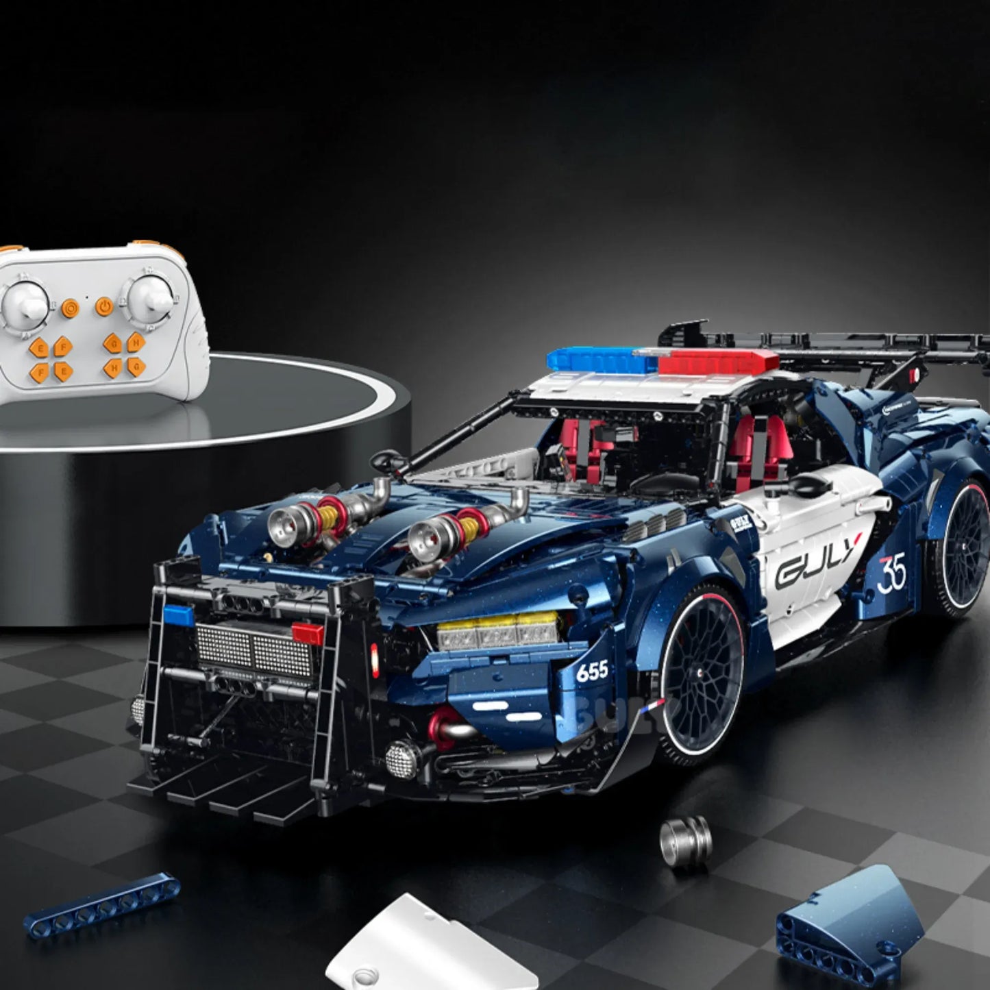 Turbocharged Mustang Police Car | 3975pcs