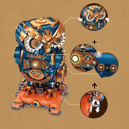Steampunk Owl Creator | 3210pcs