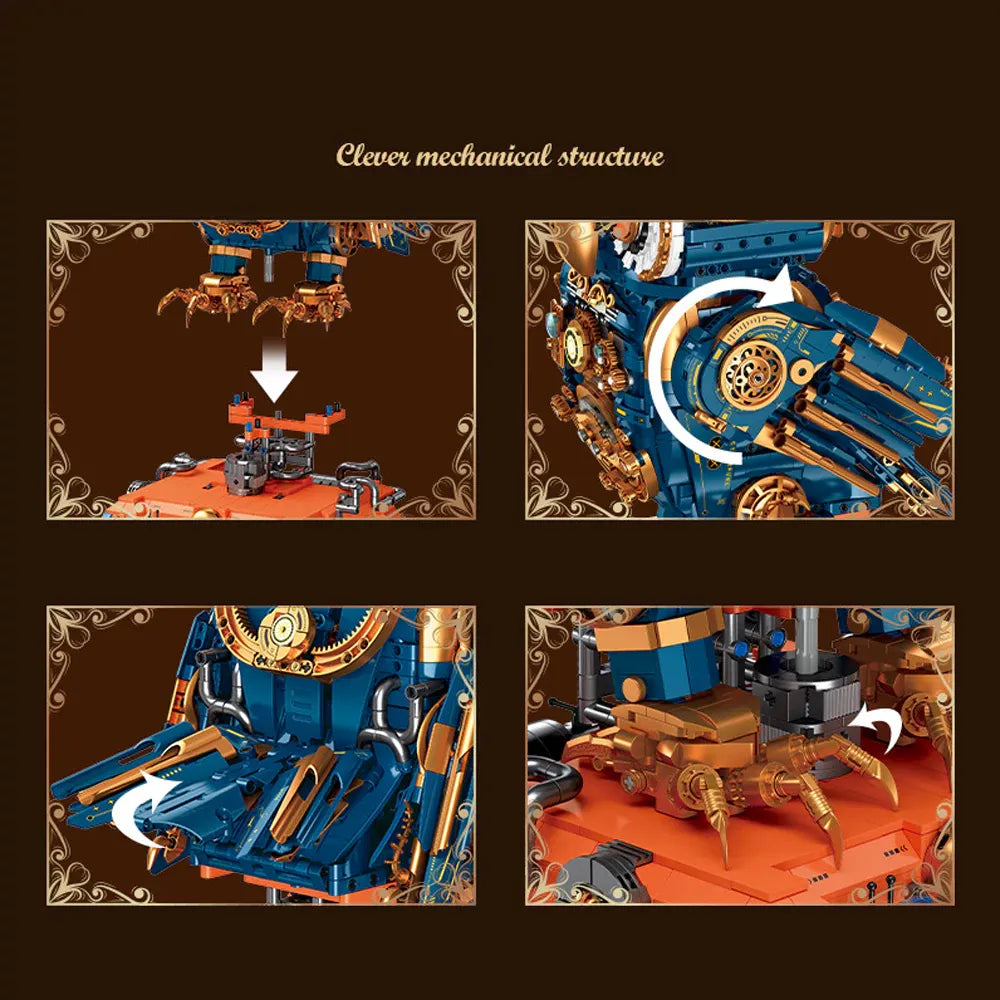 Steampunk Owl Creator | 3210pcs