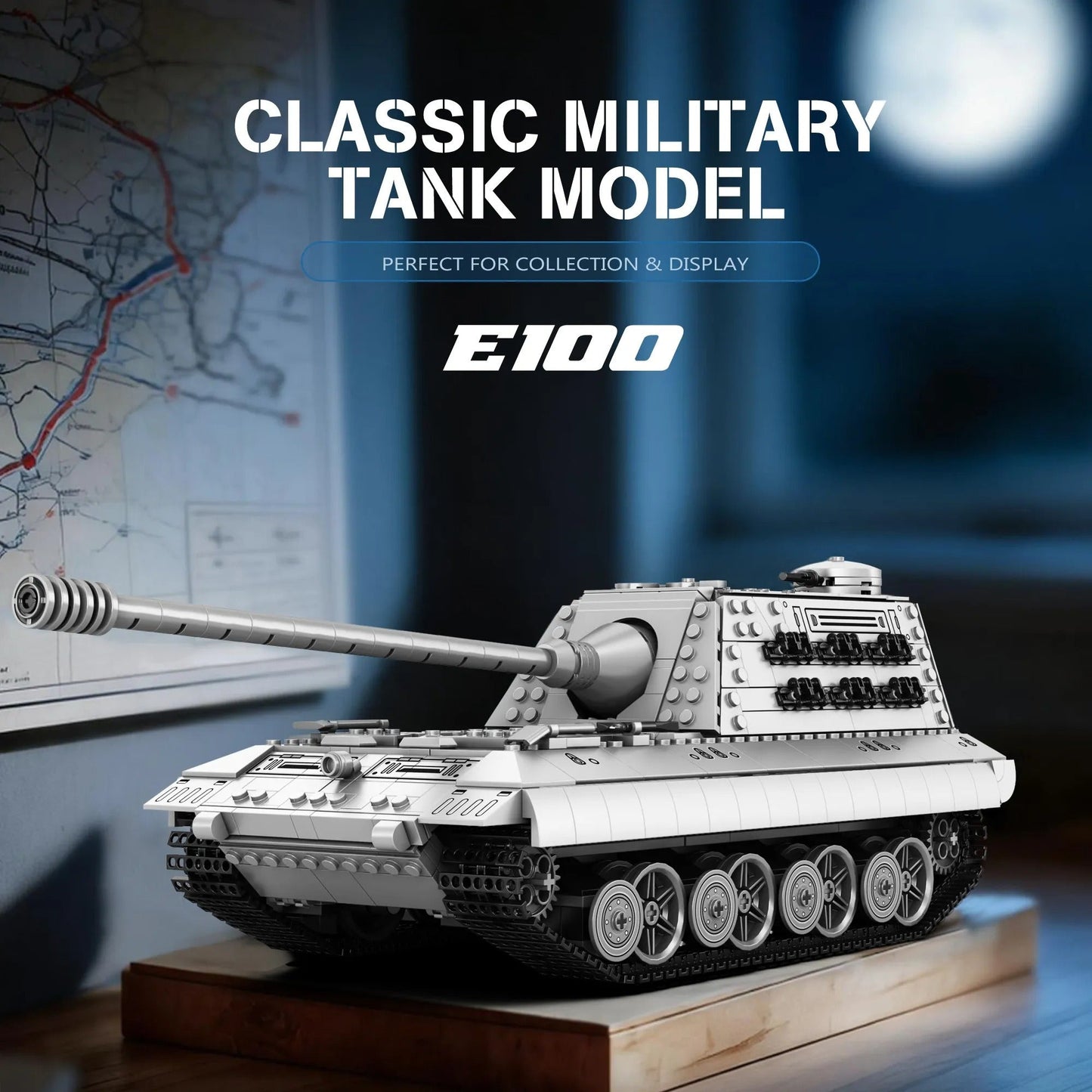 E100 Battle Tank | 1498 Pcs