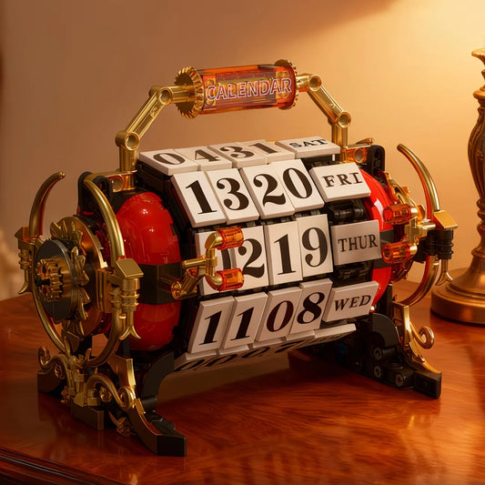 Vintage Motorized Mechanical Calendar | 889pcs